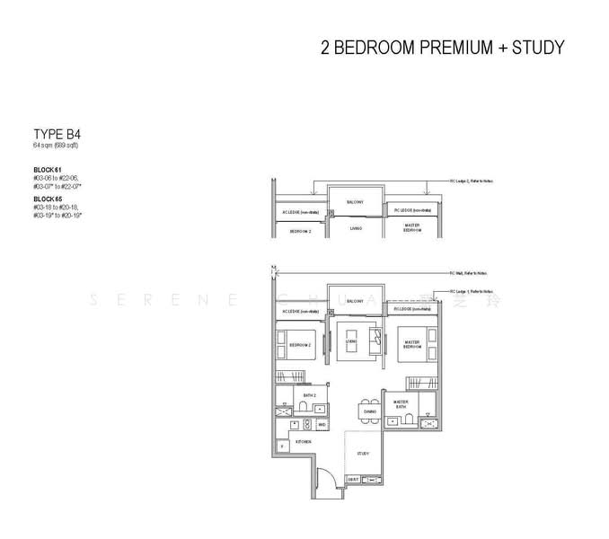 Bloomsbury Residences, 61 Media Circle, 2 Bedrooms, 678 sqft, Apartment For Sale, by Serene Chua 蔡芝玲, 60021500 - PropertyGuru.com.sg