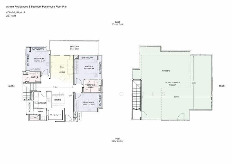 Atrium Residences, 512 GEYLANG ROAD, Eunos / Geylang / Paya Lebar, 3 Bedrooms, 2,271 sqft, Apartment For Rent, by Marie Gates, 60023472 - PropertyGuru.com.sg