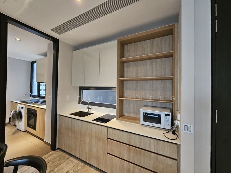 OUE Twin Peaks, 33 Leonie Hill Road, 3 Bedrooms, 1,399 sqft, Condominium For Rent, by Tiffany Sheng, 60023528 - Kitchen - PropertyGuru.com.sg