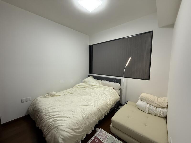 Bedroom w/ Blinds