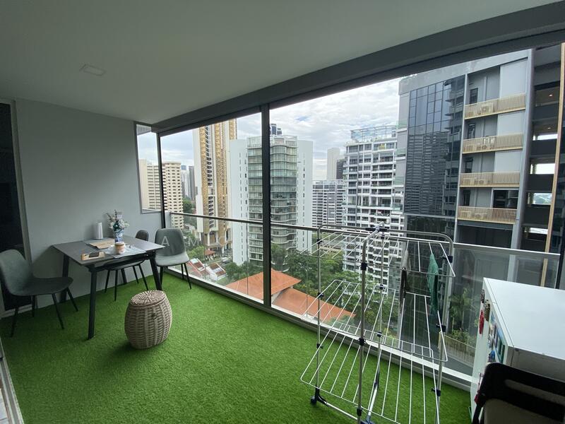 Living Room Balcony with Zip Track