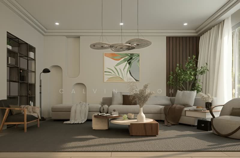 D16, Brand New, Auspicious Number, I-Terrace, 3 Sty with Mezzanine and Attic, Near Mrt and Malls, New Upper Changi Road, Jalan Tanjong, 6 Bedrooms, 6,800 sqft, Terraced House For Sale, by Calvin Choh, 60026555 - Living Room - PropertyGuru.com.sg