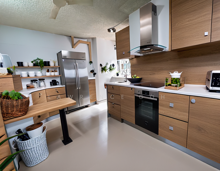 Virtual staged Kitchen