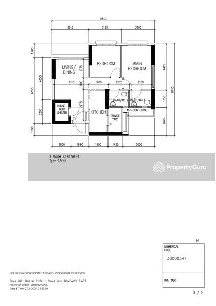 For Sale 263 Toa Payoh Apex