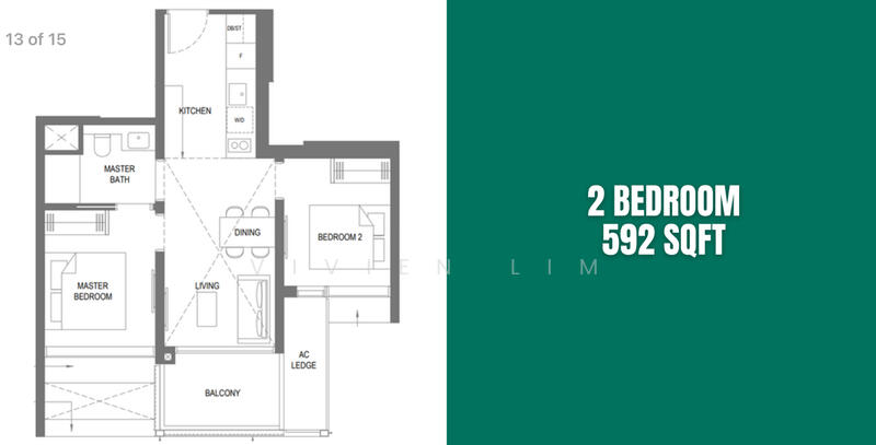 River Green, 11 River Valley Road, 1 Bedroom, 420 sqft, Condominium For Sale, by Vivien Lim, 60027944 - PropertyGuru.com.sg