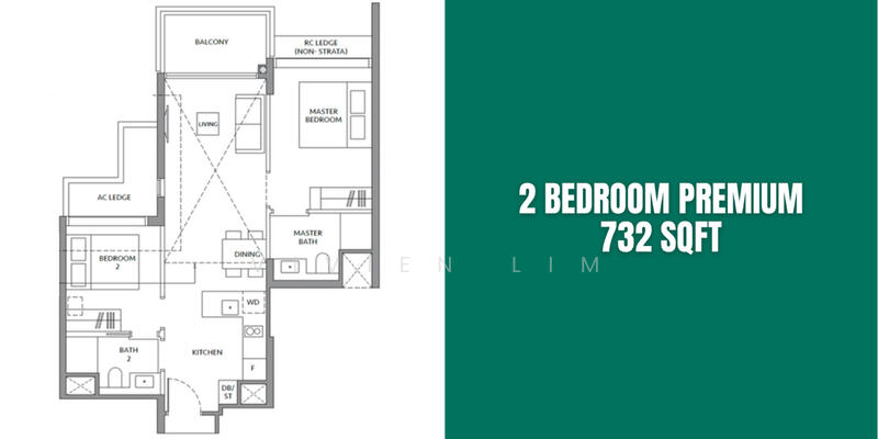 River Green, 11 River Valley Road, 1 Bedroom, 420 sqft, Condominium For Sale, by Vivien Lim, 60027944 - PropertyGuru.com.sg