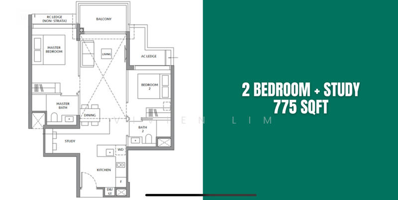 River Green, 11 River Valley Road, 1 Bedroom, 420 sqft, Condominium For Sale, by Vivien Lim, 60027944 - PropertyGuru.com.sg