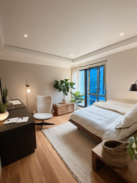 Master bedroom (illustrative)