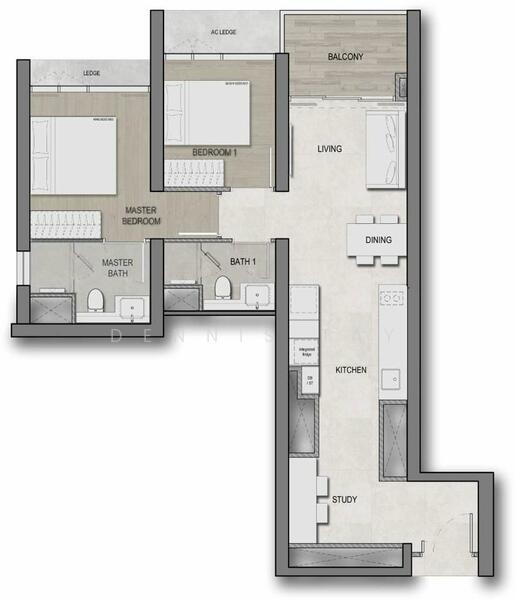 Promenade Peak Condominium For Sale at S$ 1,958,000 | PropertyGuru Singapore