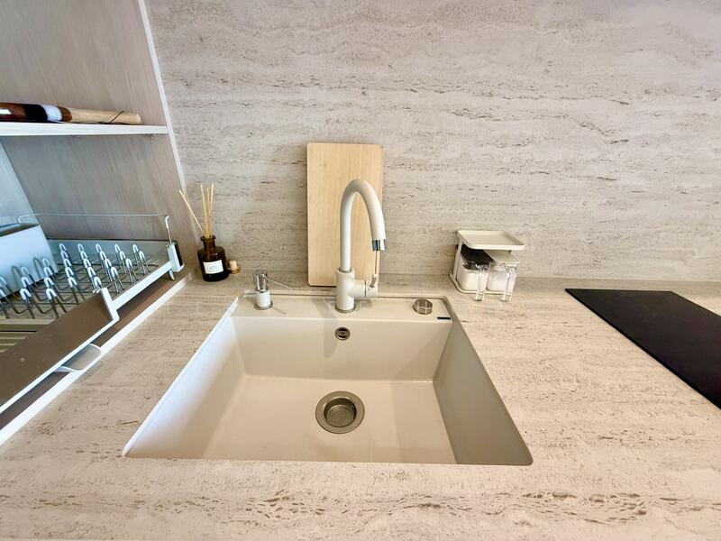 Sindered Stone Integrated Sink