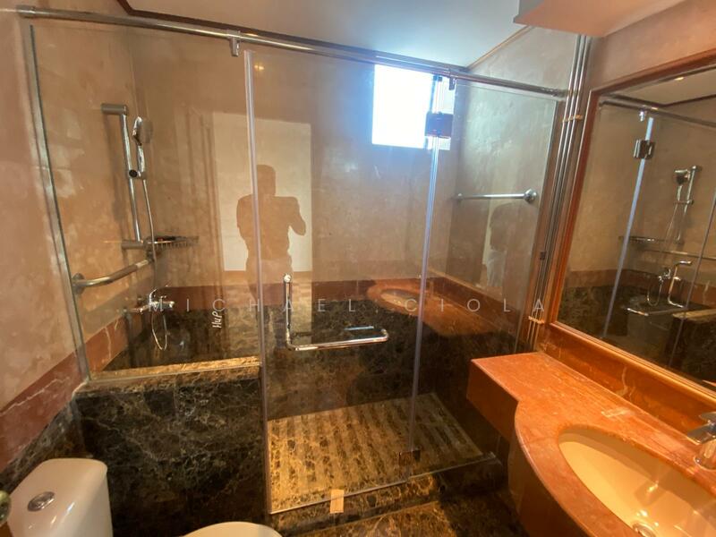 Master Bathroom new show glass panels