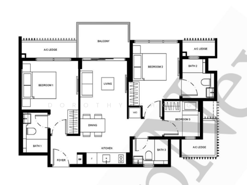 38 Jervois, 38 Jervois Road, 4 Bedrooms, 818 sqft, Condominium For Rent, by Dorothy Khong, 60033989 - PropertyGuru.com.sg