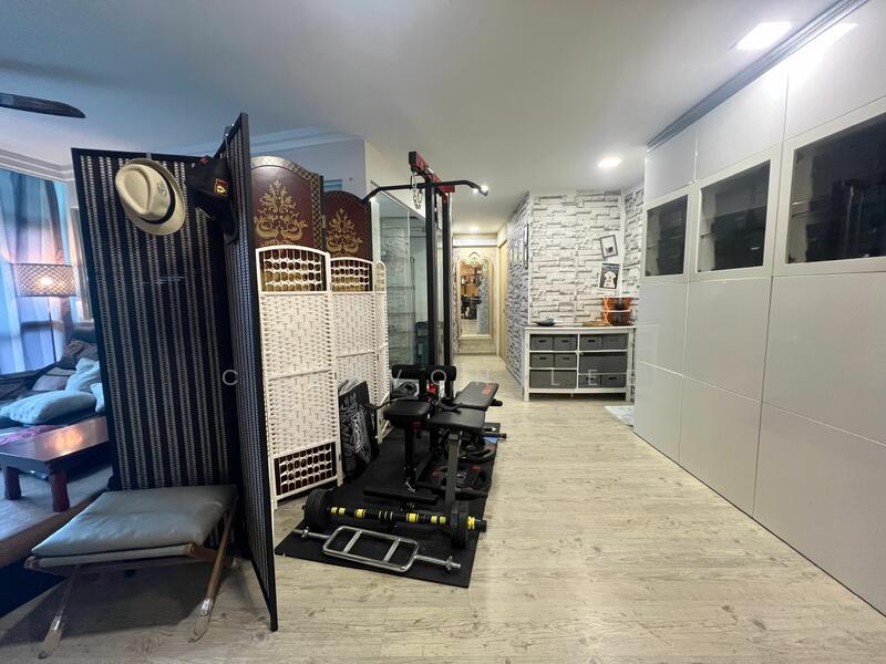 Home Gym and Hallway