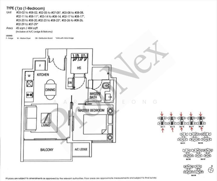 Hedges Park Condominium, 71 Flora Drive, 1 Bedroom, 484 sqft, Condominium For Rent, by Aaron Leong, 60034600 - PropertyGuru.com.sg