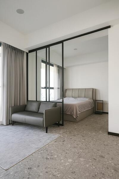 (Not actual unit photo) ID Illustration: Idea for encloseable bedroom