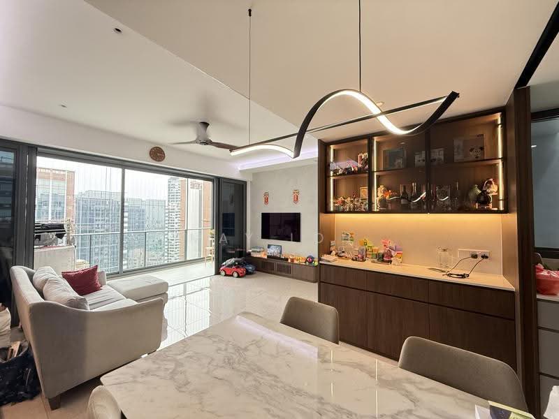 Parc Clematis, 8E Jalan Lempeng, Buona Vista / West Coast / Clementi New Town, 3 Bedrooms, 1,044 sqft, Condominium For Sale, by May Loh, 60034666 - Living Room - PropertyGuru.com.sg