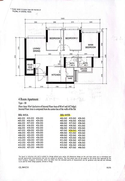 445B Clementi Avenue 3, 445B Clementi Avenue 3, Buona Vista / West Coast / Clementi New Town, 3 Bedrooms, 1,001 sqft, HDB Flat For Sale, by Jae Lim, 60035593 - PropertyGuru.com.sg