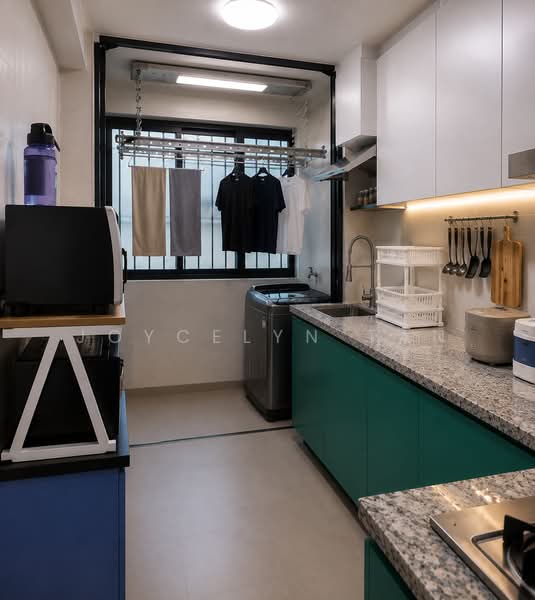 508B Yishun Avenue 4, 508B Yishun Avenue 4, 3 Bedrooms, 1,216 sqft, HDB Flat For Sale, by Joycelyn Tan, 60035877 - Kitchen & Service Yard - PropertyGuru.com.sg