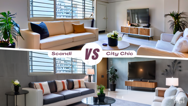 Living Room - Virtually Staged