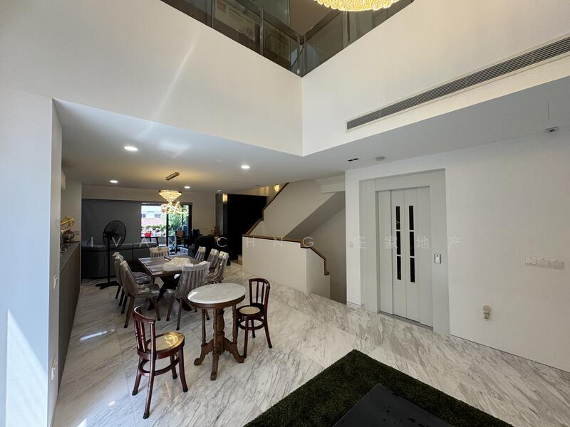 2nd floor with Living, Dining and Dry/Wet Kitchen