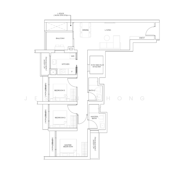 Promenade Peak, 1 Zion Road, 3 Bedrooms, 1,033 sqft, Condominium For Sale, by Jeslyn Chong, 60039208 - PropertyGuru.com.sg