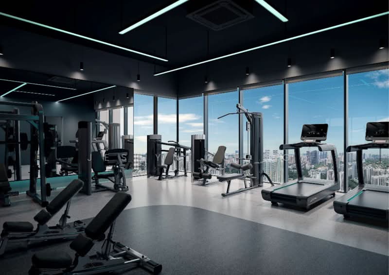 Promenade Peak, 1 Zion Road, 3 Bedrooms, 1,033 sqft, Condominium For Sale, by Jeslyn Chong, 60039208 - Gym - PropertyGuru.com.sg