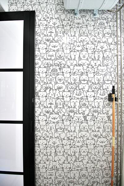 Bathroom feature wall