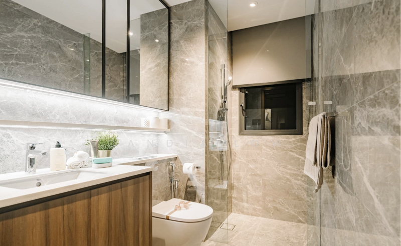 Lentor Modern, Lentor Central, Mandai / Upper Thomson, 2 Bedrooms, 678 sqft, Condominium For Sale, by Candia Low, 60041896 - Bathroom - PropertyGuru.com.sg