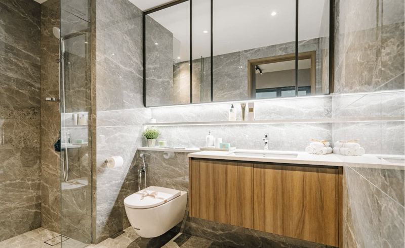 Lentor Modern, Lentor Central, Mandai / Upper Thomson, 2 Bedrooms, 678 sqft, Condominium For Sale, by Candia Low, 60041896 - Bathroom - PropertyGuru.com.sg