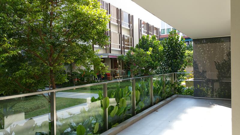 Large patio