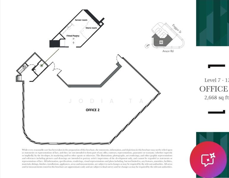 Hub Synergy Point, 70 Anson Road, 2,668 sqft, Office For Rent, by Jodia Tay, 60044057 - CommercialGuru.com.sg