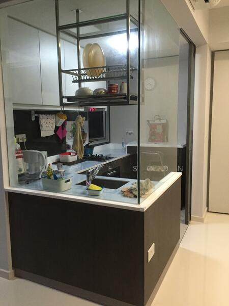 Q Bay Residences, 1 Tampines Street 86, Room Rental, 180 sqft, Condominium For Rent, by Karine Soon, 60044552 - Kitchen - PropertyGuru.com.sg