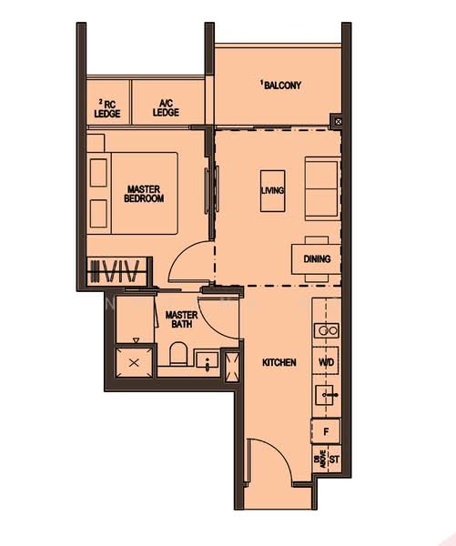 Kent Ridge Hill Residences, 68 South Buona Vista Road, 1 Bedroom, 474 sqft, Condominium For Rent, by Novene Ng, 60045028 - PropertyGuru.com.sg