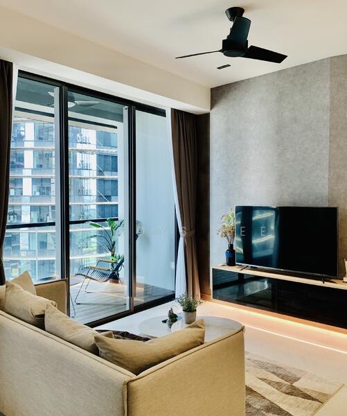 Marina One Residences, 23 Marina Way, 1 Bedroom, 689 sqft, Condominium For Rent, by Gladys Kee, 60046212 - Living Room - PropertyGuru.com.sg