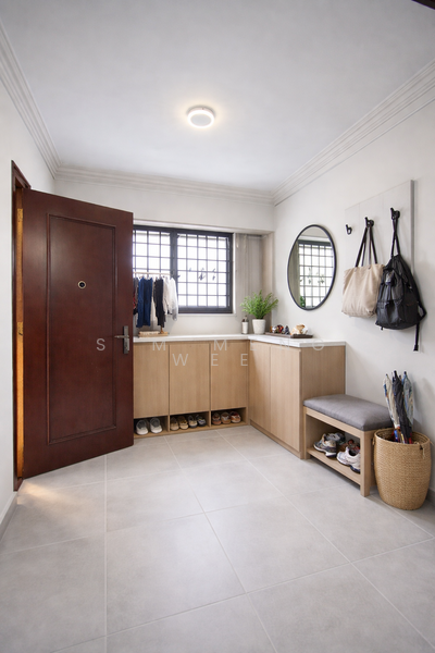 319 Bukit Batok Street 33 HDB Flat For Sale at S$ 599,000 | PropertyGuru Singapore - ID Drawing - Entrance Balcony