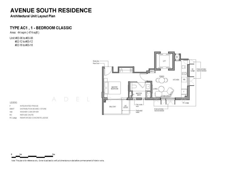 Avenue South Residence, 3 Silat Avenue, 1 Bedroom, 474 sqft, Condominium For Rent, by Adel Goh 吴慧芬, 60046599 - PropertyGuru.com.sg