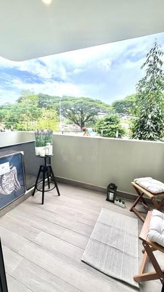 Avenue South Residence, 3 Silat Avenue, Alexandra / Commonwealth, 1 Bedroom, 474 sqft, Condominium For Rent, by Adel Goh 吴慧芬, 60046599 - Balcony - PropertyGuru.com.sg