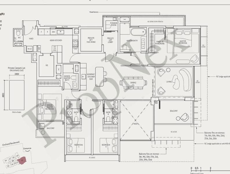 Best Developer Price ! Directly Next to Orchard Boulevard MRT !, Orchard Boulevard, Tanglin / Holland / Bukit Timah, 4 Bedrooms, 2,056 sqft, Condominium For Sale, by Able S.K Toh, 60046738 - PropertyGuru.com.sg