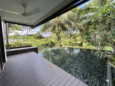 For Rent - Luxurious Designer Lakeshow View Bungalow in Sentosa Cove