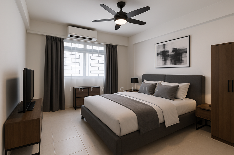 Master Bedroom (virtually staged)