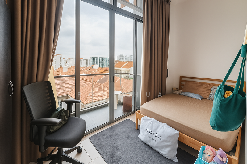 Partitioned Bedroom