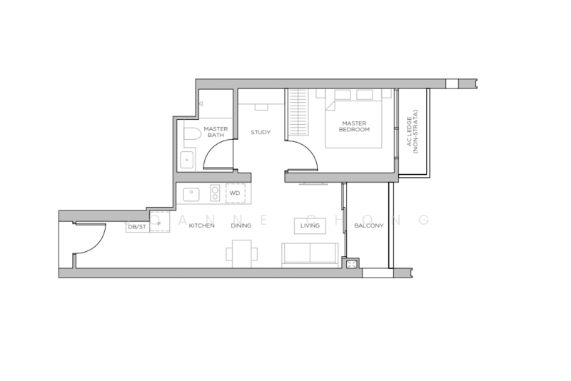 Promenade Peak, 1 Zion Road, 1 Bedroom, 527 sqft, Condominium For Sale, by Joanne Chong, 60047509 - PropertyGuru.com.sg