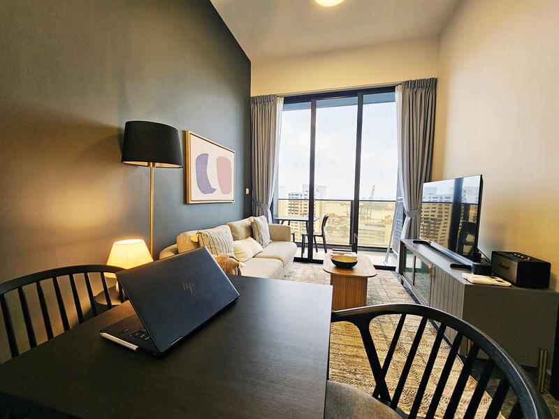 Sky Everton, 50 Everton Road, Chinatown / Tanjong Pagar, 1 Bedroom, 463 sqft, Condominium For Rent, by Nick Tan, 60048752 - Living Room - PropertyGuru.com.sg