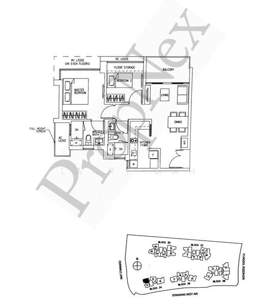 H2O Residences Condominium For Sale at S$ 1,200,000 | PropertyGuru Singapore