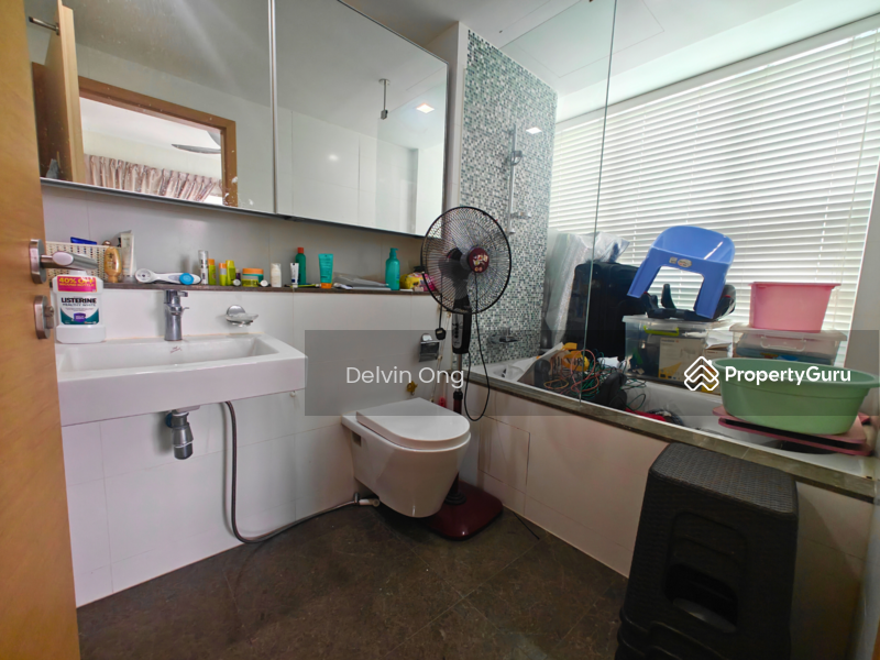 Bath tub included in master toilet