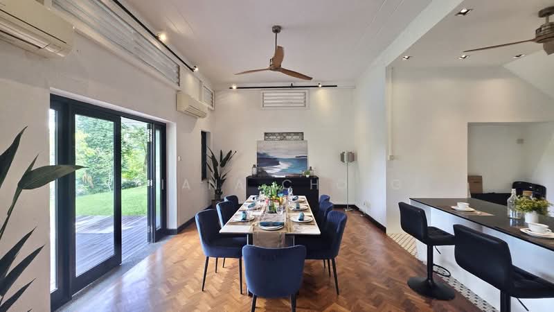 Renovated Black & White GCB on Olive Road, , 6 Bedrooms, 9,000 sqft, Good Class Bungalow For Rent, by Diana Chong, 60052261 - Dining Room - PropertyGuru.com.sg