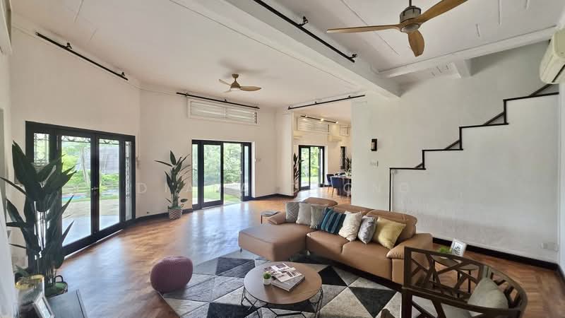 Renovated Black & White GCB on Olive Road, , 6 Bedrooms, 9,000 sqft, Good Class Bungalow For Rent, by Diana Chong, 60052261 - Living Room - PropertyGuru.com.sg