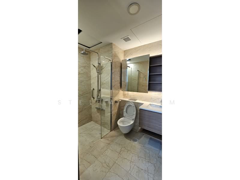 Queens Peak, 3 Dundee Road, 1 Bedroom, 431 sqft, Condominium For Rent, by Stella S Sim, 60052602 - Bathroom - PropertyGuru.com.sg
