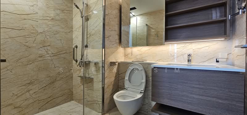 Queens Peak, 3 Dundee Road, 1 Bedroom, 431 sqft, Condominium For Rent, by Stella S Sim, 60052602 - Bathroom - PropertyGuru.com.sg