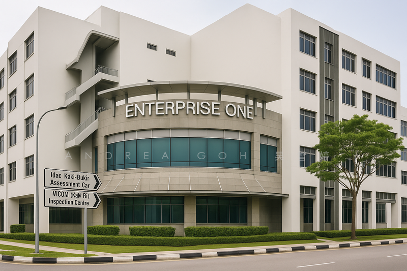 Enterprise One, 1 Kaki Bukit Road 1, 2,142 sqft, Factory / Workshop (B2) For Sale, by Andrea Goh 吴雪婷, 60053004 - Exterior - CommercialGuru.com.sg